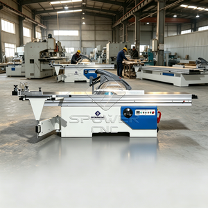 Sierra de mesa deslizante CNC SPOWER con movimiento automático de guías, corte preciso digital para madera - Product Image 1