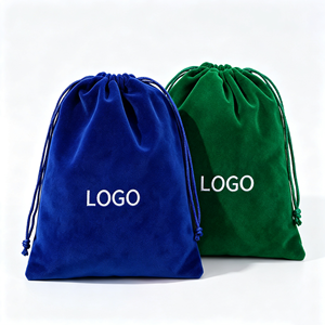 Bolsa de Terciopelo con Cordón, Venta al por Mayor OEM, Bolsa de Joyería de Terciopelo Suave con Cordón, Bolsa de Embalaje para Regalos con Logotipo Personalizado, Bolsa Protectora para Cosméticos - Product Image 3