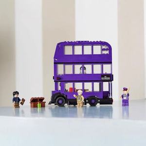 Compatibile con i blocchi da costruzione Lego <span class=keywords><strong>Harry</strong></span> <span class=keywords><strong>Potter</strong></span> Knight Bus - Regalo per bambini: autobus magico da assemblare per scene di strada - Product Image 5
