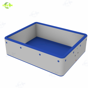 Piscina Inflable Grande, Resistente, para Niños y Adultos, de Uso Comercial, Personalizable, Portátil, para Exteriores, con Tecnología Drop Stitch DWF, Color Verde - Product Image 1