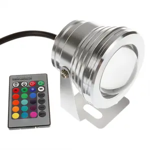 IP68 12V LED RGB sous-marine piscine lumière Multi couleur changeante télécommande éclairage extérieur étanche fontaine lampe