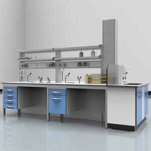 Banc de travail de laboratoire de <span class=keywords><strong>chimie</strong></span> durable, équipement de laboratoire en acier pour hôpital, table de laboratoire - Product Image 1