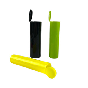 Tube en plastique de couleur personnalisé à l'épreuve des enfants Pop Top stockage portable Squeeze pilule capsule bouteille pharmacie boîte à pilules étui - Product Image 4
