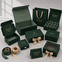 Boîte d'expédition pliable en carton ondulé avec impression personnalisée du logo, directement de l'usine, pour l'emballage de coffrets cadeaux de soins de la peau