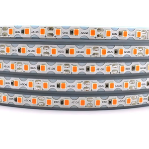 Bande lumineuse <span class=keywords><strong>LED</strong></span> flexible en cuivre SMD 2835, 10 <span class=keywords><strong>cm</strong></span>, sans besoin de découpe, <span class=keywords><strong>120</strong></span> <span class=keywords><strong>LED</strong></span>/m, alimentation USB AC110-220V, étanche IP65, dimmable - Product Image 2