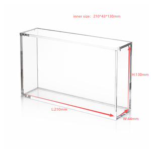 Caja acrílica para booster box <span class=keywords><strong>de</strong></span> Lorcana con tapa magnética y protección UV, caja <span class=keywords><strong>de</strong></span> exhibición transparente - Product Image 2