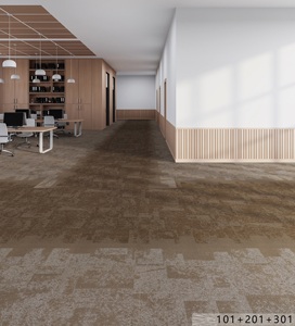 Carreaux de tapis de <span class=keywords><strong>bureau</strong></span> en nylon 50x50cm, design moderne de carreaux de pile de boucle pour la maison, le studio, les couloirs des hôtels et le <span class=keywords><strong>bureau</strong></span>. - Product Image 6