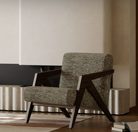 Canapé d'angle en tissu nordique moderne, fauteuil de détente avec coussin moelleux pour chambre à coucher, salon, bureau à domicile et hôtel
