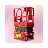 EPT1012 320 KG 12 Meter Selbst fahrende elektrische Mini-Mobil-Hubarbe its bühne mit Rädern Arbeits lift/Scheren bühne