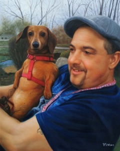 Peinture à l'huile sur toile personnalisée à prix d'usine, <span class=keywords><strong>portrait</strong></span> artisanal de votre animal de compagnie pour la vente - Product Image 3