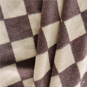 2025 nueva moda de invierno <span class=keywords><strong>precio</strong></span> barato suave cálido Blanco polar poliéster mezclado tejido de punto para prendas de vestir - Product Image 5