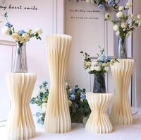 H233 Nouvelle colonne romaine pliante cylindrique sur le thème du mariage pour table de desserts, panneau de signalisation pour décoration de fenêtre et aménagement de scène de fête