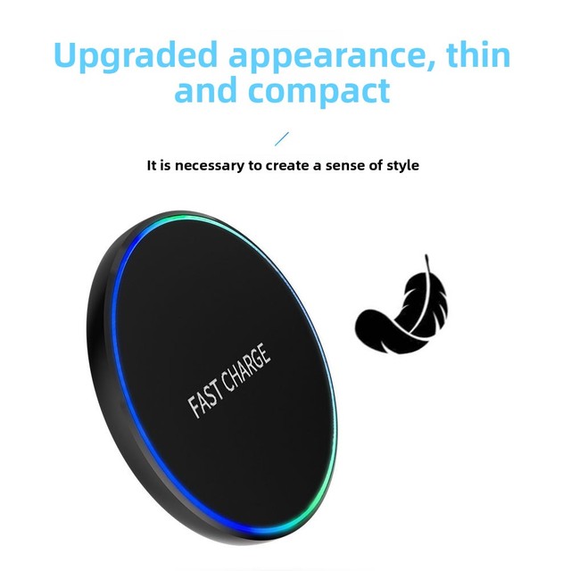 15W Fast Charging Magnetic Wireless Charger Pad for 12-17 & Smart Watch with QC3.0 and Type-C Port 9V/2A