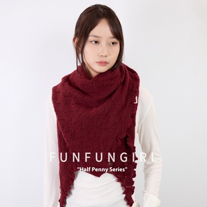 Fascia alta donna maglia triangolo scialle tinta unita autunno inverno ispessito leggero mantello <span class=keywords><strong>esterno</strong></span> di lusso per i viaggi - Product Image 5
