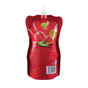 食品级定制顶部喷口包装Doypack袋立式喷嘴袋番茄酱番茄酱袋