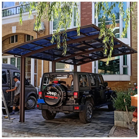Abri de voiture métallique robuste pour deux véhicules, designs de carports, vente en gros, Philippines