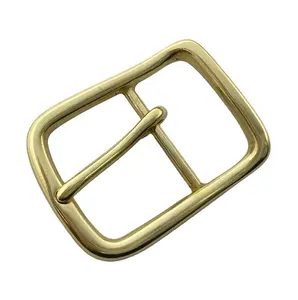 高品质40毫米实心黄铜销皮带扣，用于皮带多功能宠物行李箱配件锌铝合金带扣