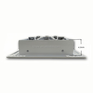 Système <span class=keywords><strong>de</strong></span> CVC 12*6 "<span class=keywords><strong>noir</strong></span> et blanc couleur réglable personnalisé climatiseur <span class=keywords><strong>ventilation</strong></span> couverture <span class=keywords><strong>Grille</strong></span> - Product Image 5