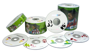 <span class=keywords><strong>CD</strong></span>-<span class=keywords><strong>R</strong></span> en blanco de 700mb, logotipo verde o plateado de 80min, chorro de tinta blanco, superficie para imprimir, embalaje a granel - Product Image 3