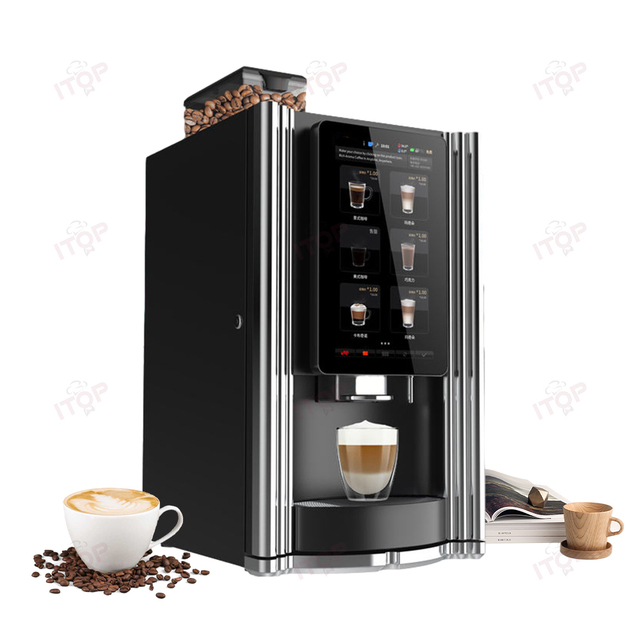 Smart Iot Coffee Machine With 15.6inch Touch Screen