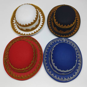 Sombrero de Copa de Satén Unisex para Adultos, Estilo Festivo, Azul, Negro, Blanco, Rojo, Protección Solar para las Cuatro Estaciones, Transpirable, Resistente al Viento - Product Image 1
