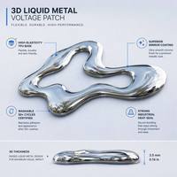 Patchs thermocollants 3D en relief métalliques haute fréquence, résistants à l'abrasion et anti-étirement, pour vêtements et t-shirts