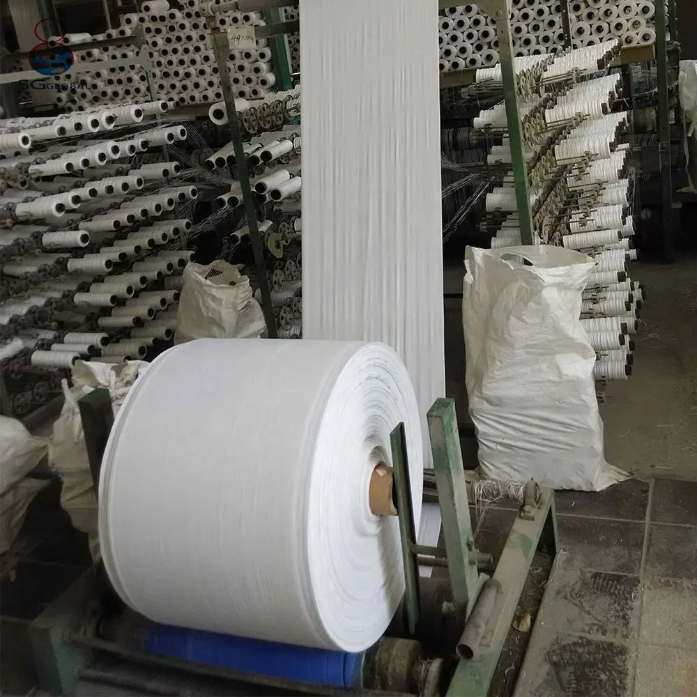 PP織りポリプロピレンスリーブ生地ロール中国製品包装用途PP織り生地メーカー