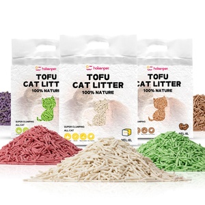 ทรายแมวไฮเซนแบบย่อยสลายได้ ขนาด 1.5 มม. 2 มม. สีรุ้ง ทำจากเปลือกถั่วเหลืองธรรมชาติ - Product Image 1