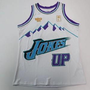 ชุดเสื้อบาสเก็ตบอลกางเกงขาสั้นแบบใส่กลับด้านได้สำหรับฤดูร้อนชุดปักโลโก้ขนาดใหญ่พิเศษ - Product Image 6