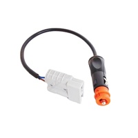 CHENF PT-4446 175A DC Connecteur 2-en-1 pour démarrage rapide voiture/bateau Prise allume-cigare Câble 30cm 600V Terminal en cuivre Premium