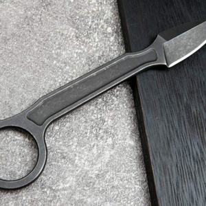 Couteau fixe en acier D2 pour camping en plein air, DIY, OEM, haute dureté, double action, EDC, tactique, chasse, aventures - Product Image 2