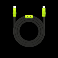 Câble de chargeur de téléphone portable USB-C vers Type-C de 1 m 240 W, charge rapide PD 5A, transfert de données, conducteur en cuivre pur, silicone souple