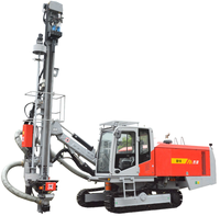 Plateforme de forage rotative intégrée pour l'exploitation minière de pierre, moteur diesel mobile à boîte de vitesses pour le forage en mine ouverte et le dynamitage dans les mines d'or
