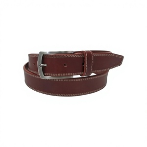 Ceinture en cuir de vache véritable de haute qualité, fabrication directe d'usine, avec boucle carrée en acier, style vintage, robuste, imperméable et écologique, nouvelle arrivée - Product Image 5