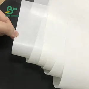 Weiß kraft papier 30g MG weiß metzger verpackung papier große rollen 1200mm breite