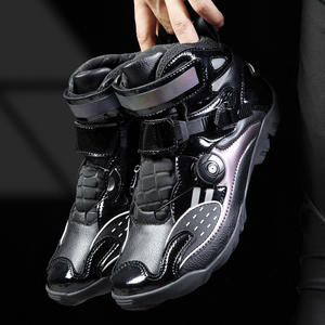 Chaussures de moto Knight, bottes de course tout-terrain d'hiver, antidérapantes, résistantes aux chocs, équipement de voyage, chaussures de moto personnalisées - Product Image 3