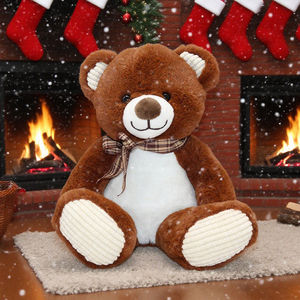 Orsacchiotto <span class=keywords><strong>Gigante</strong></span> Personalizzato Unisex per Compleanno, <span class=keywords><strong>Peluche</strong></span> Morbido Kawaii con Fodera in Rete e Fiocco - Product Image 4