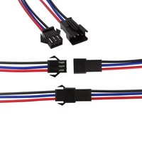 Connecteur de câble mâle/femelle JST SM 2P 3P 4P 5P 6 broches, câble d'alimentation CC pour bande LED, longueur 10/15/20 cm
