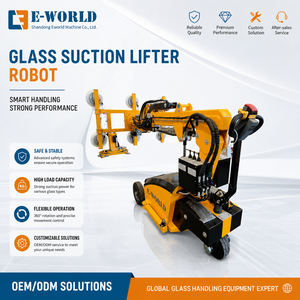 Robot de transport de verre télescopique certifié CE avec télécommande, 8 ventouses, capacité de levage de 800 kg, à vendre - Product Image 1