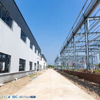Entrepôt en acier préfabriqué pour atelier et garage, intégrité structurelle durable, garantie de 3 ans, certifié CE