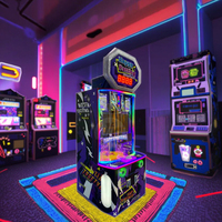 Machine de jeu d'arcade à monnayeur pour le saut sur balles spatiales, avec console de rédemption de tickets, pour centre de jeux intérieur