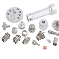 Porte-clés personnalisé en alliage d'aluminium et acier inoxydable usiné CNC, interrupteur de verrouillage, prototypage rapide, pièces usinées par fraisage, électroérosion à fil, brochage