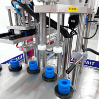 Machines de remplissage et de bouchage automatiques de gloss à lèvres en stock direct d'usine avec alimentation interne pour gloss à lèvres, anticernes, mascara, cosmétiques