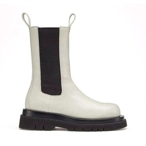 Custom Chunky Chelsea <b>Ankle</b> Boots Autumn Waterproof Breathable Warm Elastic Side Slip on Ladies - Product Image 6