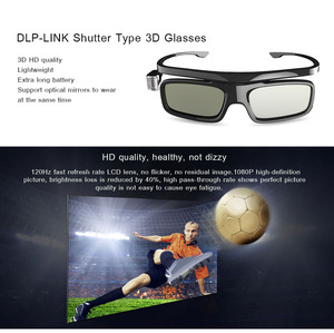 Yinzam Thông Minh 3D Chiếu Kính Phổ Hoạt Động Màn Trập Cho Tất Cả Các Liên Kết <span class=keywords><strong>DLP</strong></span> Máy Chiếu 144Hz VR Phần Cứng 3D Kính - Product Image 3