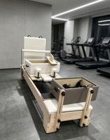 Appareil de Pilates Reformer en alliage d'aluminium pour l'équilibre corporel, le yoga et le fitness, lit de Pilates Reformer