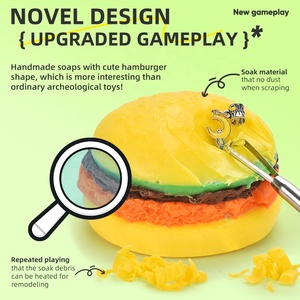 Rainbow Soap Burger fouille un ensemble de trésors drôle jeu répété creuser des jouets surprises pour garçons et filles - Product Image 6