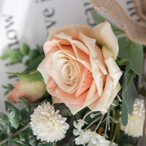 Bouquet de fleurs artificielles Southern Rose à suspendre au mur, rose orange, décoration d'intérieur CF01104 - Product Image 2