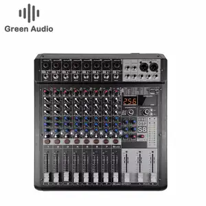 GAX-S8 Hot Selling 8 Channel Digital Audio Mixer Used for Stage With Low Price