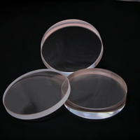Plaque de fenêtre optique en verre HC-Optic MgF2, ronde, rectangulaire, en forme de coin, fenêtre de protection avec revêtement antireflet, transparence >90%
